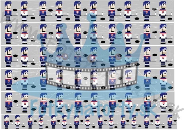 Hokejoví slovenskí reprezentanti jedlé obrázky- dekorácie 50+15ks na mafiny / muffiny / torty / zákusky / Fotky na torty / jedlá tlač / jedlý obrázok