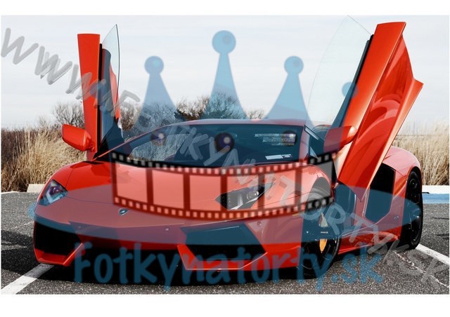 Lamborghini Aventador - jedlý obrázok/ oblátka na tortu / Fotky na Torty