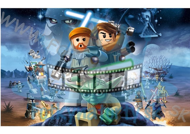 Lego Star Wars - jedlý obrázok / oblátka na tortu / Fotky na torty