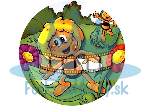 Včielka Maja - jedlý obrázok/ oblátka na tortu