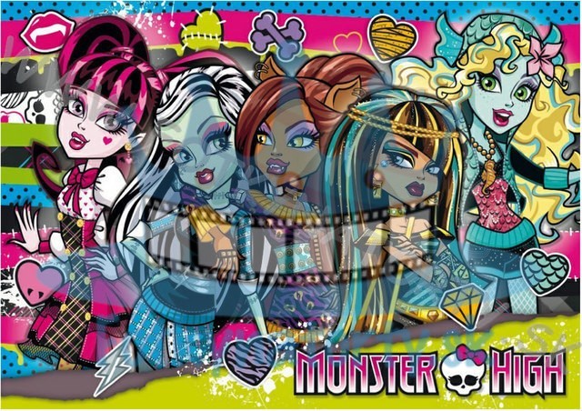 Monster High I. - jedlý obrázok/ oblátka na tortu