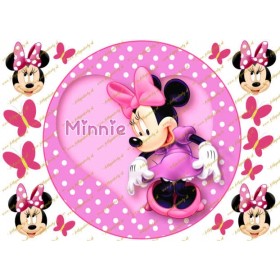 Minnie Mouse jedlý obrázok na tortu