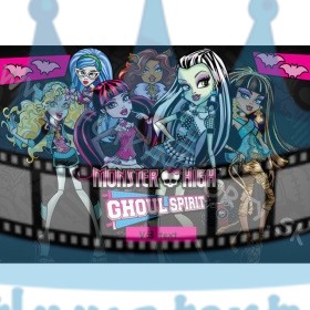 Monster High II. - jedlý obrázok/ oblátka na tortu
