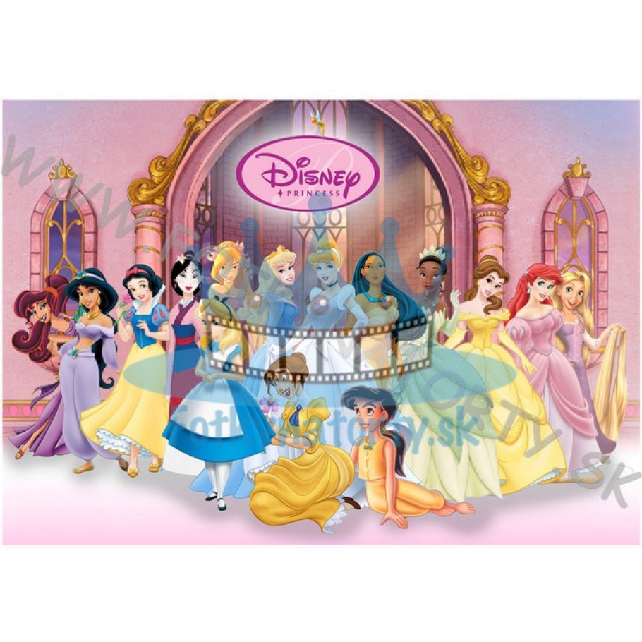 Princezné Disney - jedlý obrázok/ oblátka na tortu