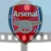 Arsenal jedlé logo na tortu / na muffiny / na zákusky - jedlý obrázok / Fotky na Torty / oblátka Futbalová oblátka 