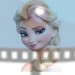 FROZEN - Ľadová Kráľovná Elsa - jedlý obrázok/ oblátka na tortu