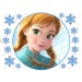 Jedlý obrázok na tortu Frozen / Ľadové kráľovstvo princezná Anna