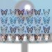 FROZEN - Ľadové kráľovstvo Anna Elsa Olaf motýle jedlé dekorácie na muffiny- 24 ks