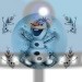 FROZEN - Snehuliak Olaf  Ľadové Kráľovstvo KRUH s dekoráciami  - jedlý obrázok/ oblátka na tortu / Fotky na torty