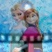 FROZEN - Elsa a Anna - ľadové kráľovstvo - jedlá tortová oblátka