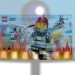 Lego City Požiarnici OBDĹŽNIK - jedlý obrázok / oblátka na tortu / Fotky na Torty