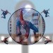 Spiderman v tvare kruh - jedlý obrázok / oblátka na tortu / jedlé obrázky / Fotky na torty /