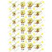 Jedlé obrázky na cupcakes s motímvom Sponge bob 24 ks, priemer kruhov cca 4,5 c